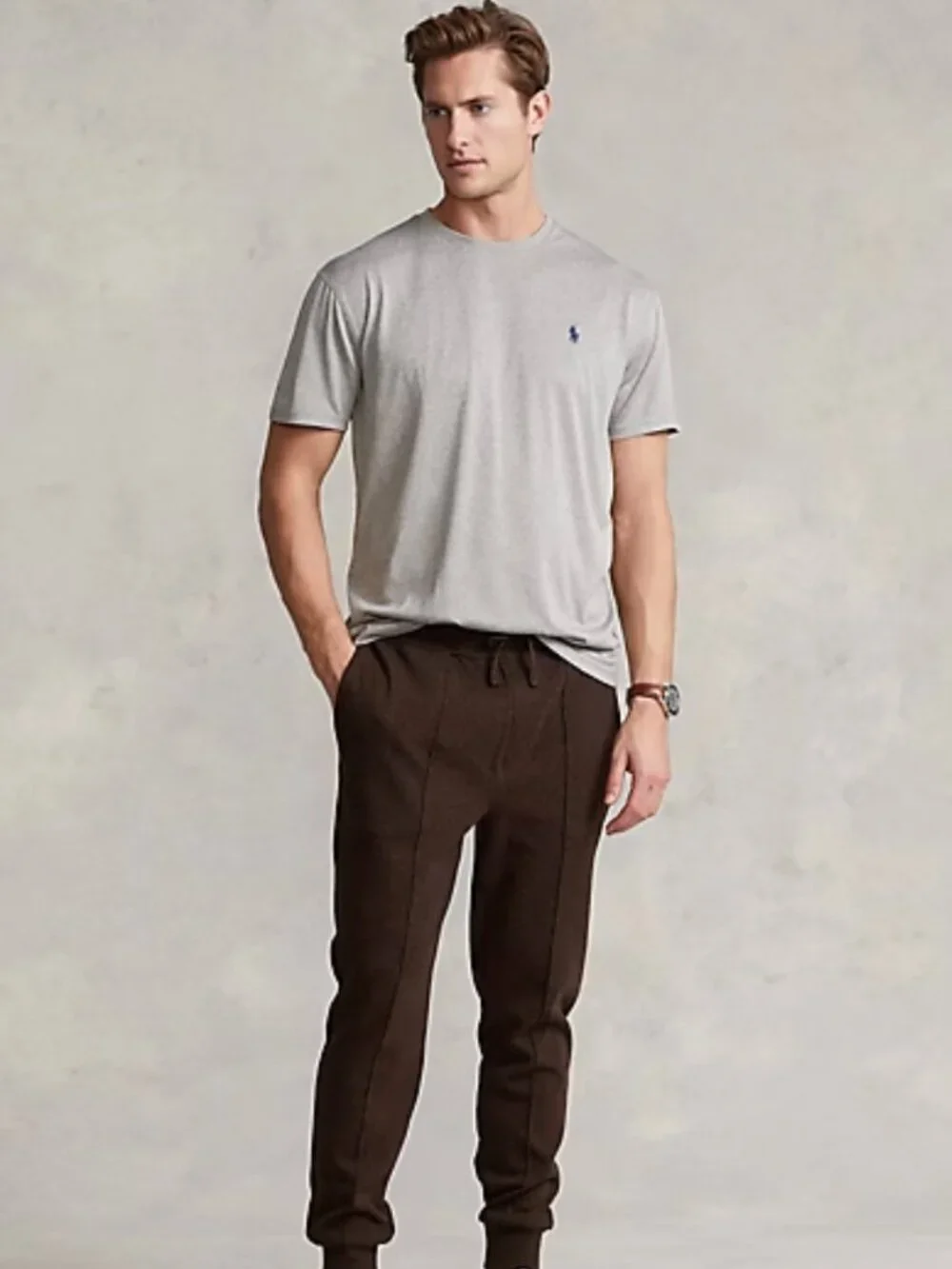 Polo Ralph Lauren Classic Performance Jersey T-Shirt (2 ct) Gray workout active
